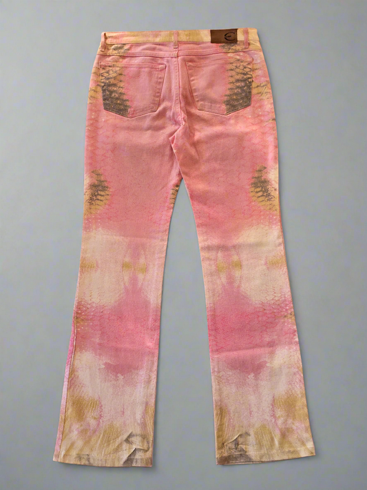 Just Cavalli – Pink Snake Jeans – Early '00s – IT 46