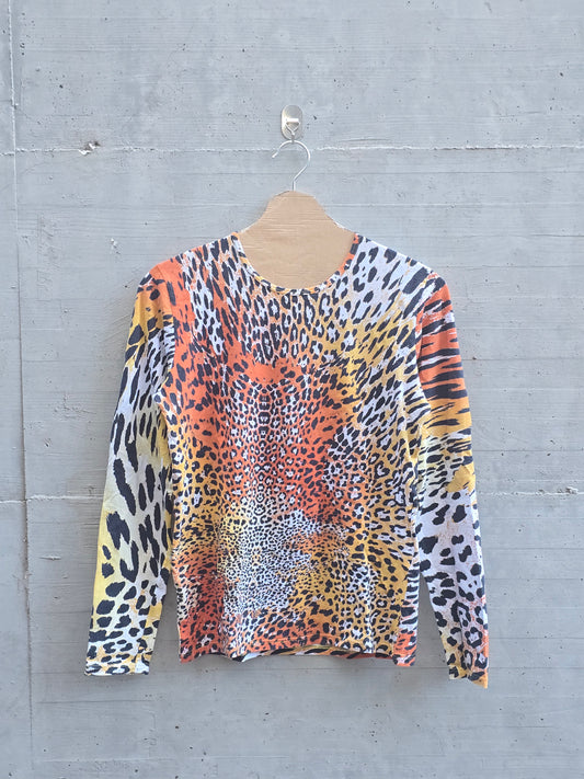 Roberto Cavalli – Multicolored LS Shirt – Early '00s – IT 48