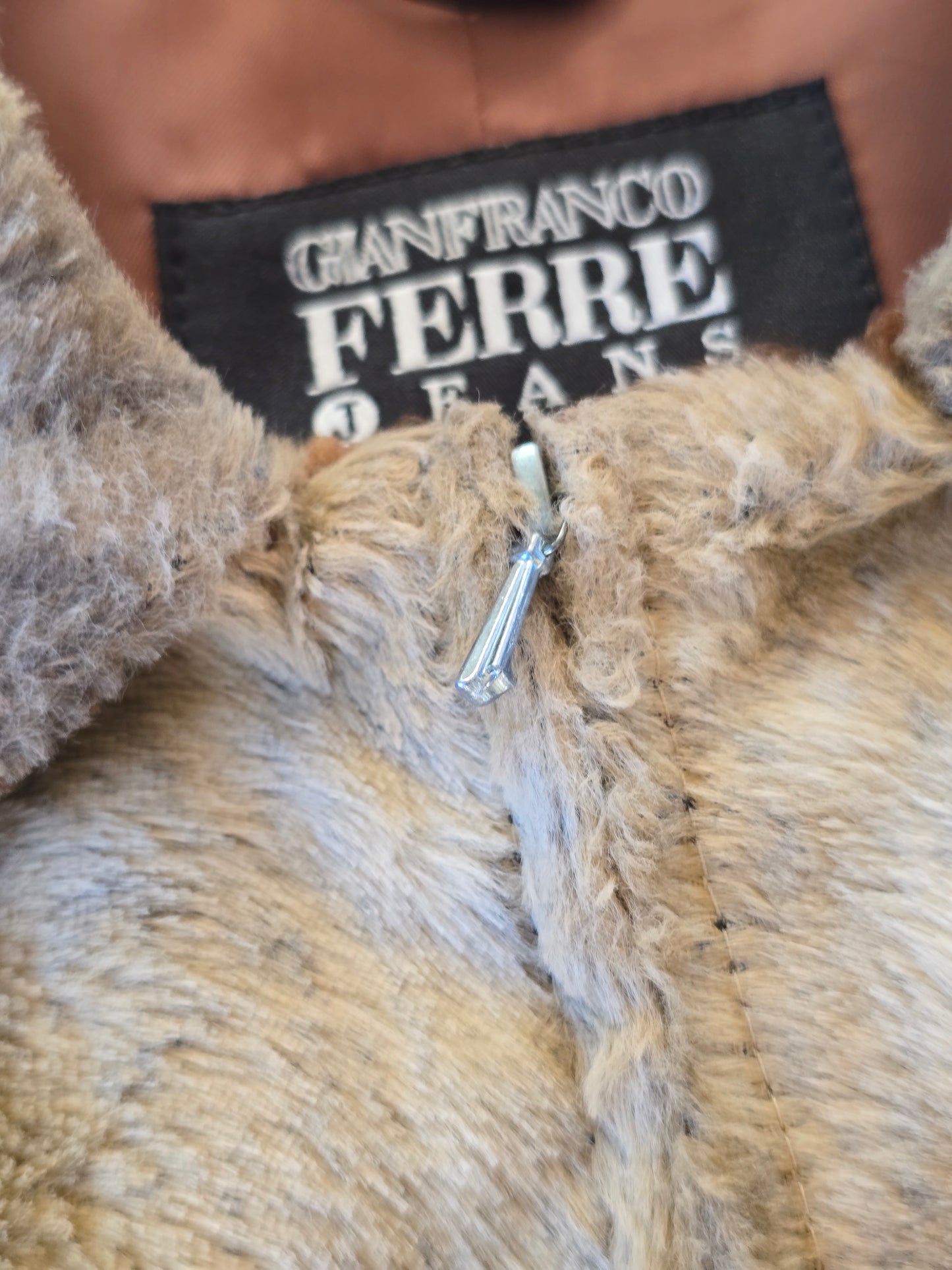 Gianfranco Ferré Jeans – Rabbit Fur & Cotton Jacket - AW2000