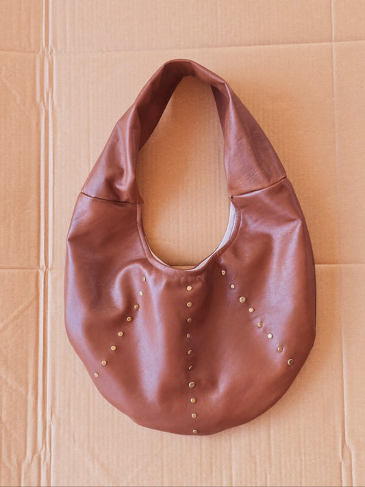 Brown Real Leather Bag – Other Materials