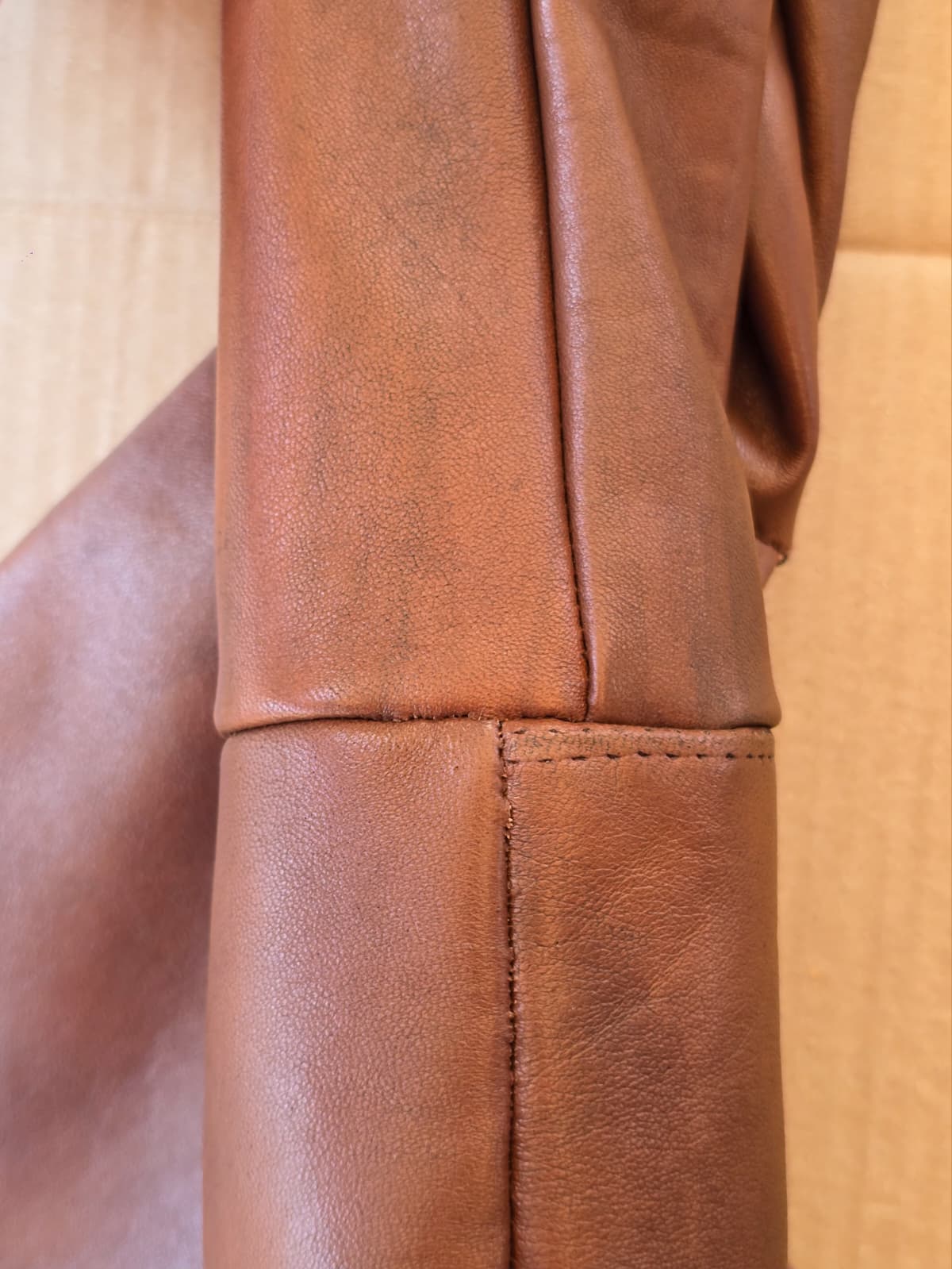 Brown Real Leather Bag – Other Materials