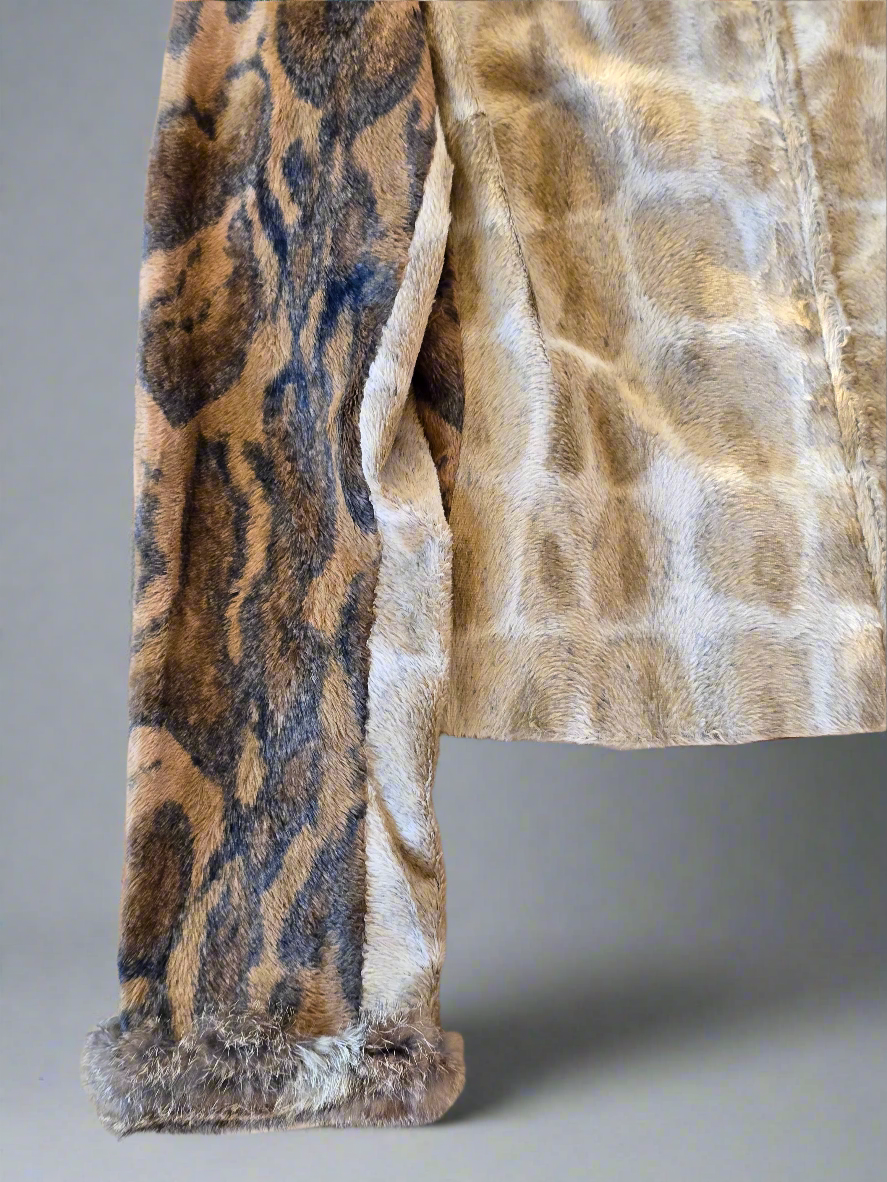 Gianfranco Ferré Jeans – Rabbit Fur & Cotton Jacket - AW2000