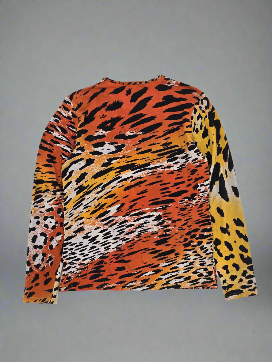 Roberto Cavalli – Multicolored LS Shirt – Early '00s –  IT 48