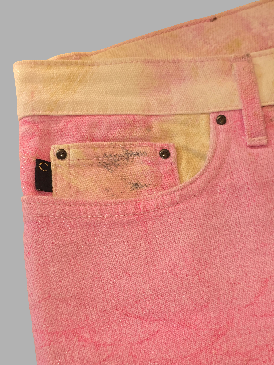 Just Cavalli – Pink Snake Jeans – Early '00s – IT 46
