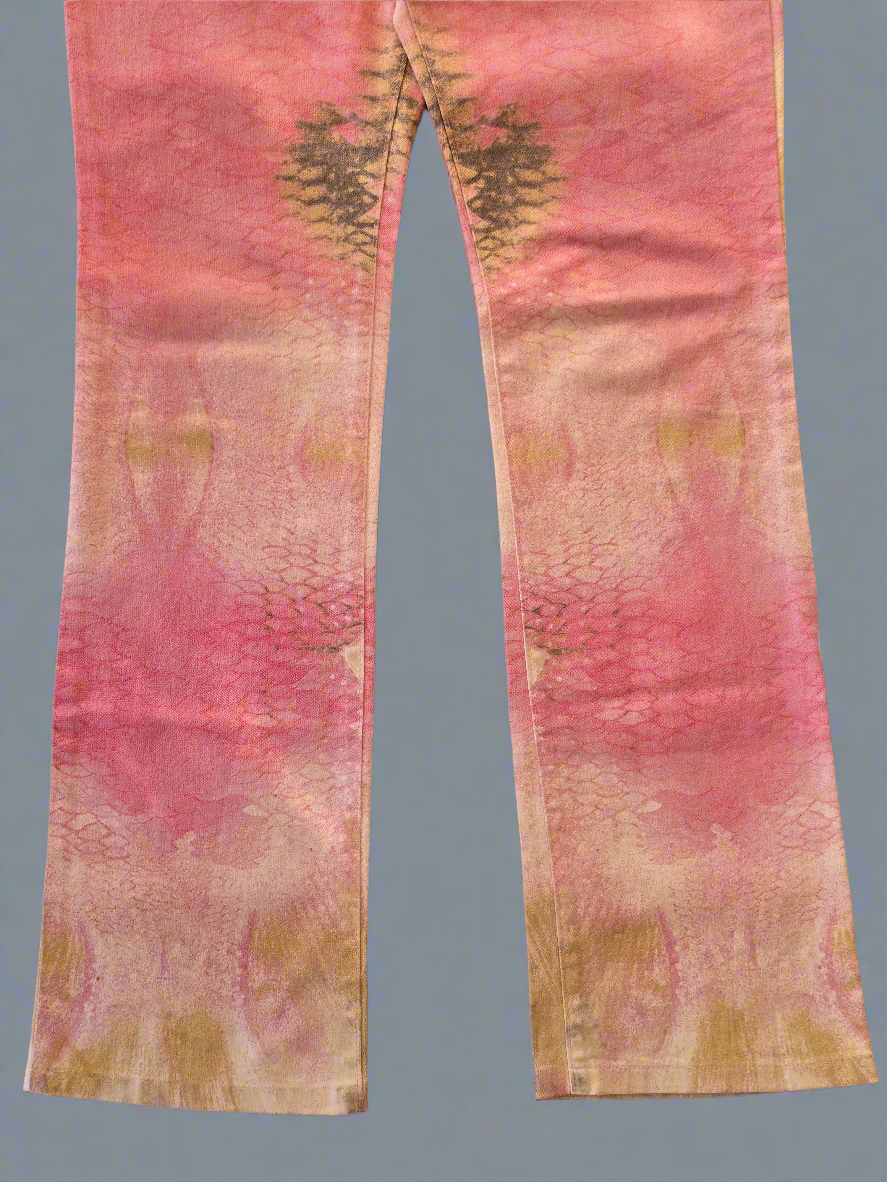 Just Cavalli – Pink Snake Jeans – Early '00s – IT 46