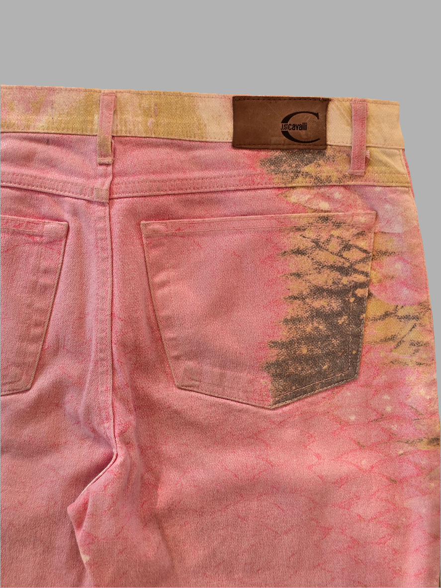 Just Cavalli – Pink Snake Jeans – Early '00s – IT 46