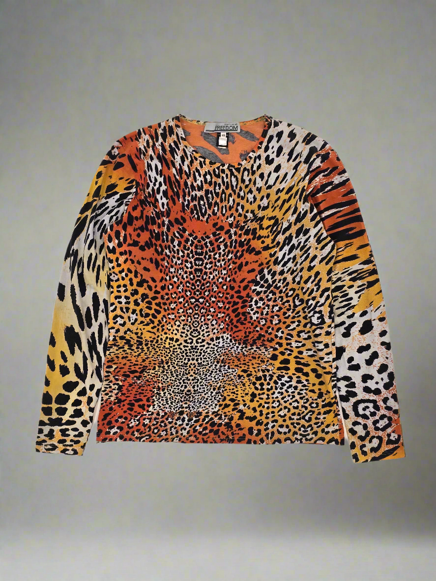 Roberto Cavalli – Multicolored LS Shirt – Early '00s –  IT 48