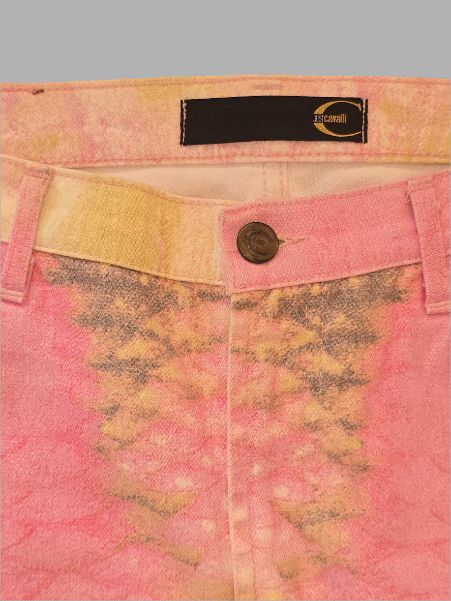 Just Cavalli – Pink Snake Jeans – Early '00s – IT 46