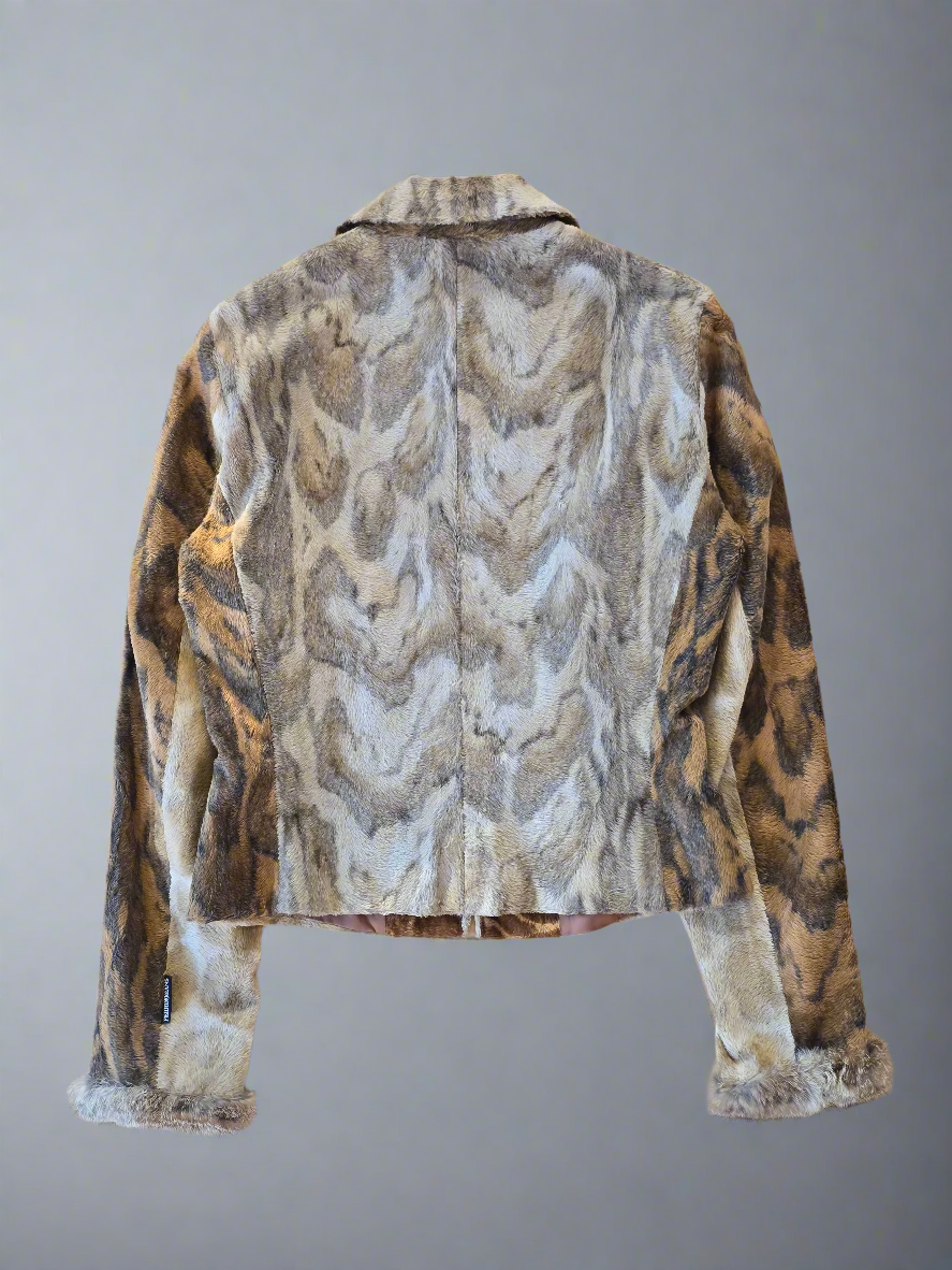 Gianfranco Ferré Jeans – Rabbit Fur & Cotton Jacket - AW2000