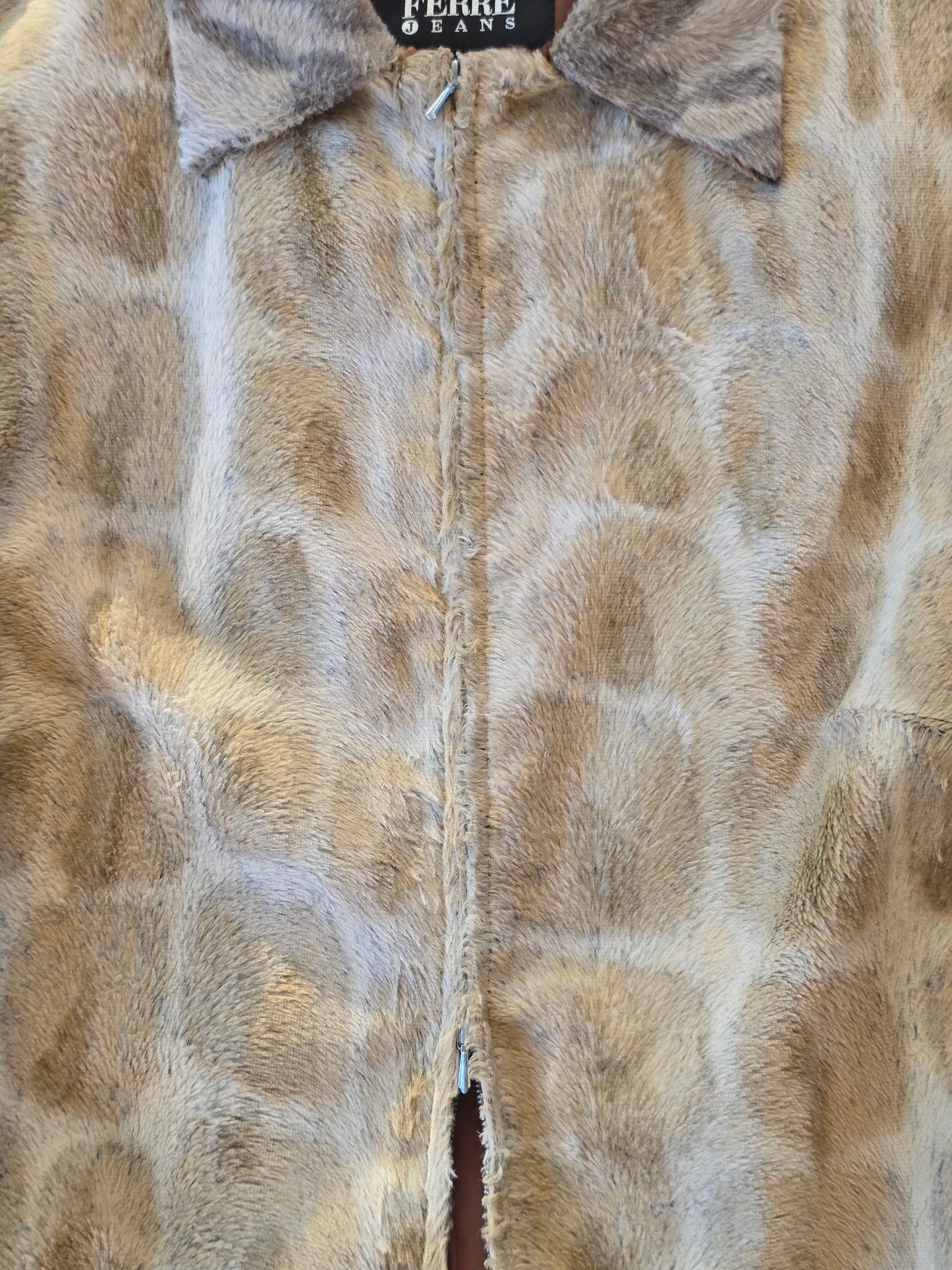 Gianfranco Ferré Jeans – Rabbit Fur & Cotton Jacket - AW2000