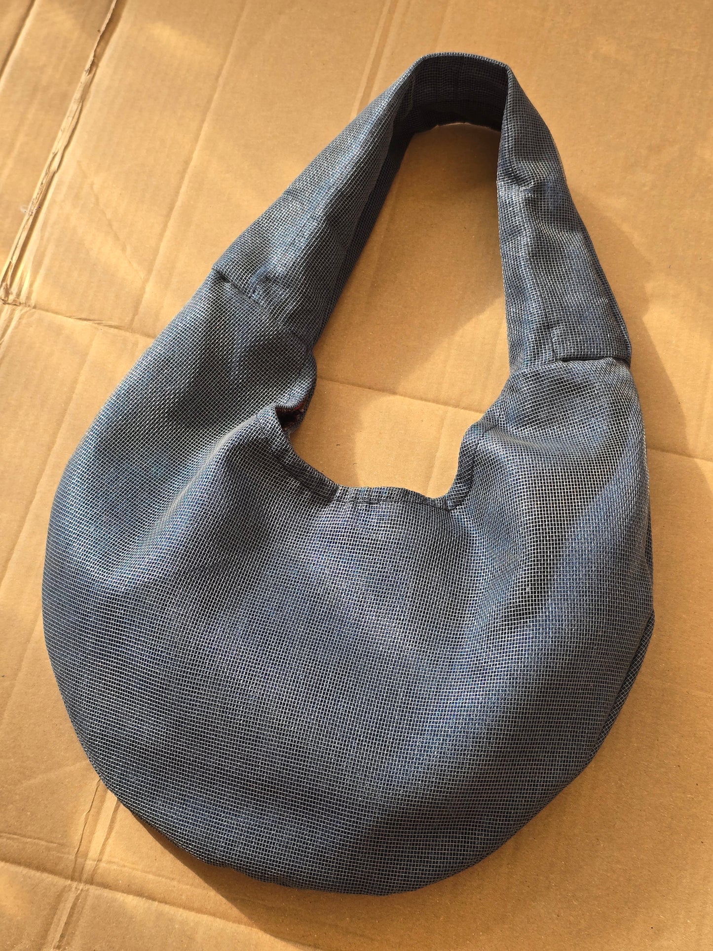 Denim/Mosquito Net Hobo Bag – Other Materials