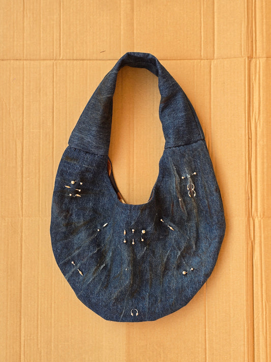 Dirty Denim/Piercing Bag — Other Materials