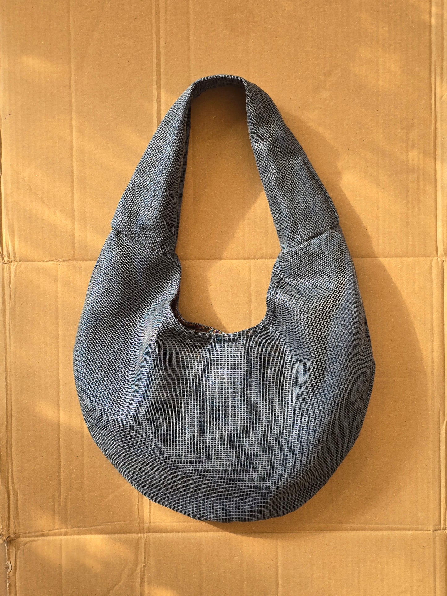 Denim/Mosquito Net Hobo Bag – Other Materials