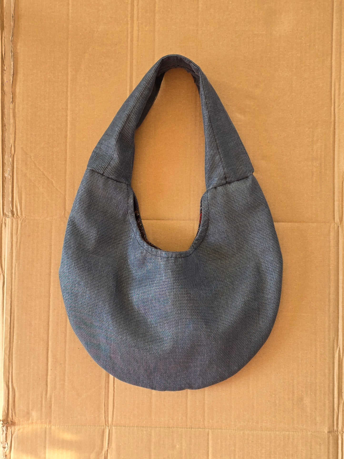 Denim/Mosquito Net Hobo Bag – Other Materials