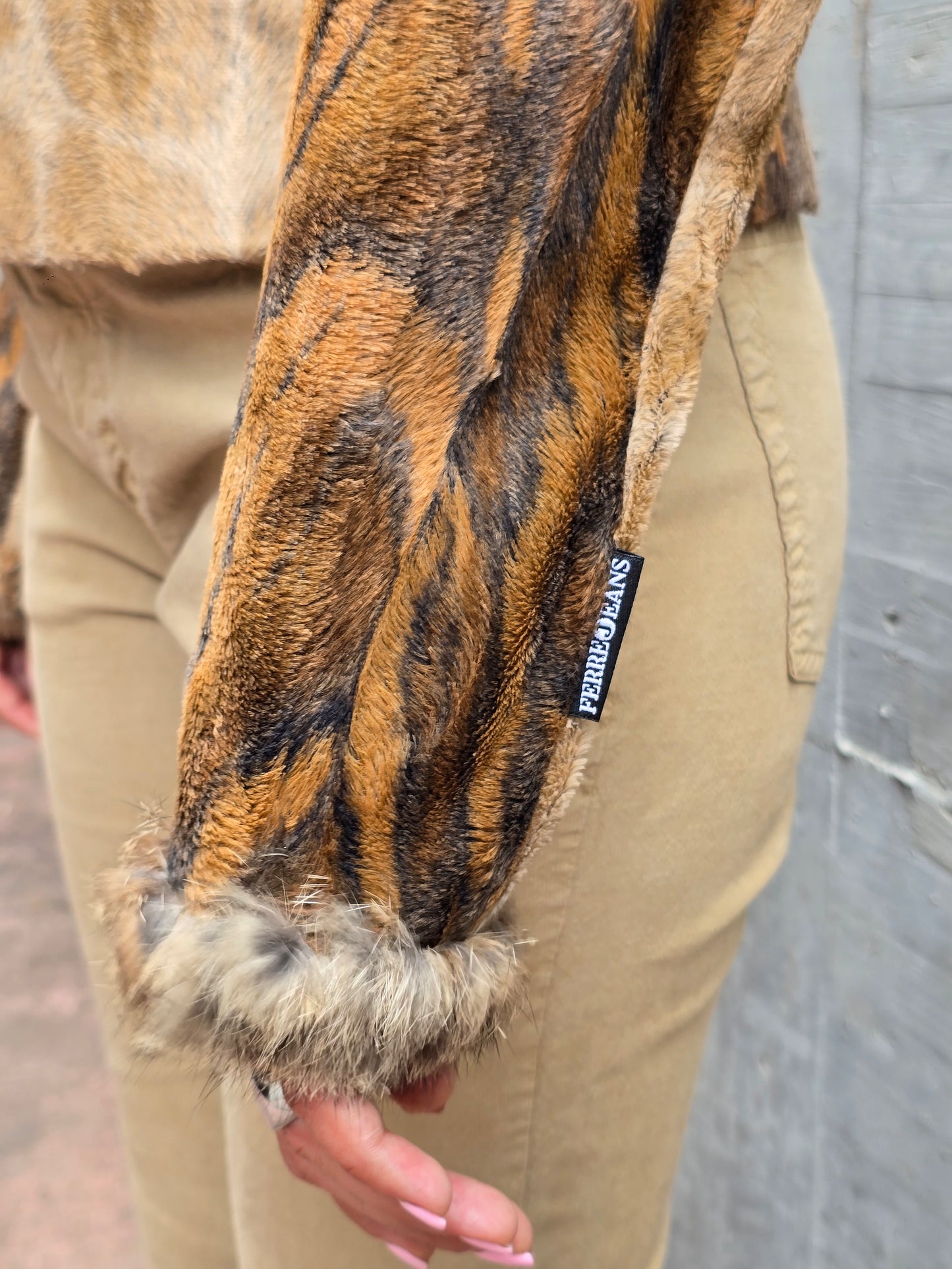 Gianfranco Ferré Jeans – Rabbit Fur & Cotton Jacket - AW2000