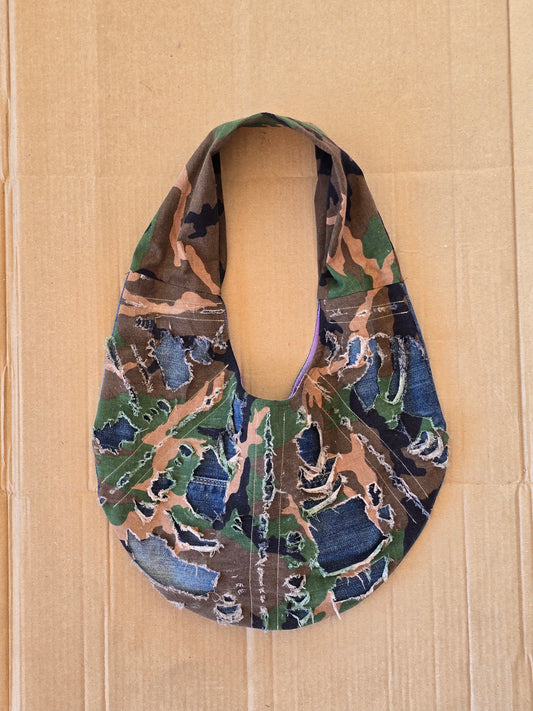 Denim and Camouflage Bag – Other Materials