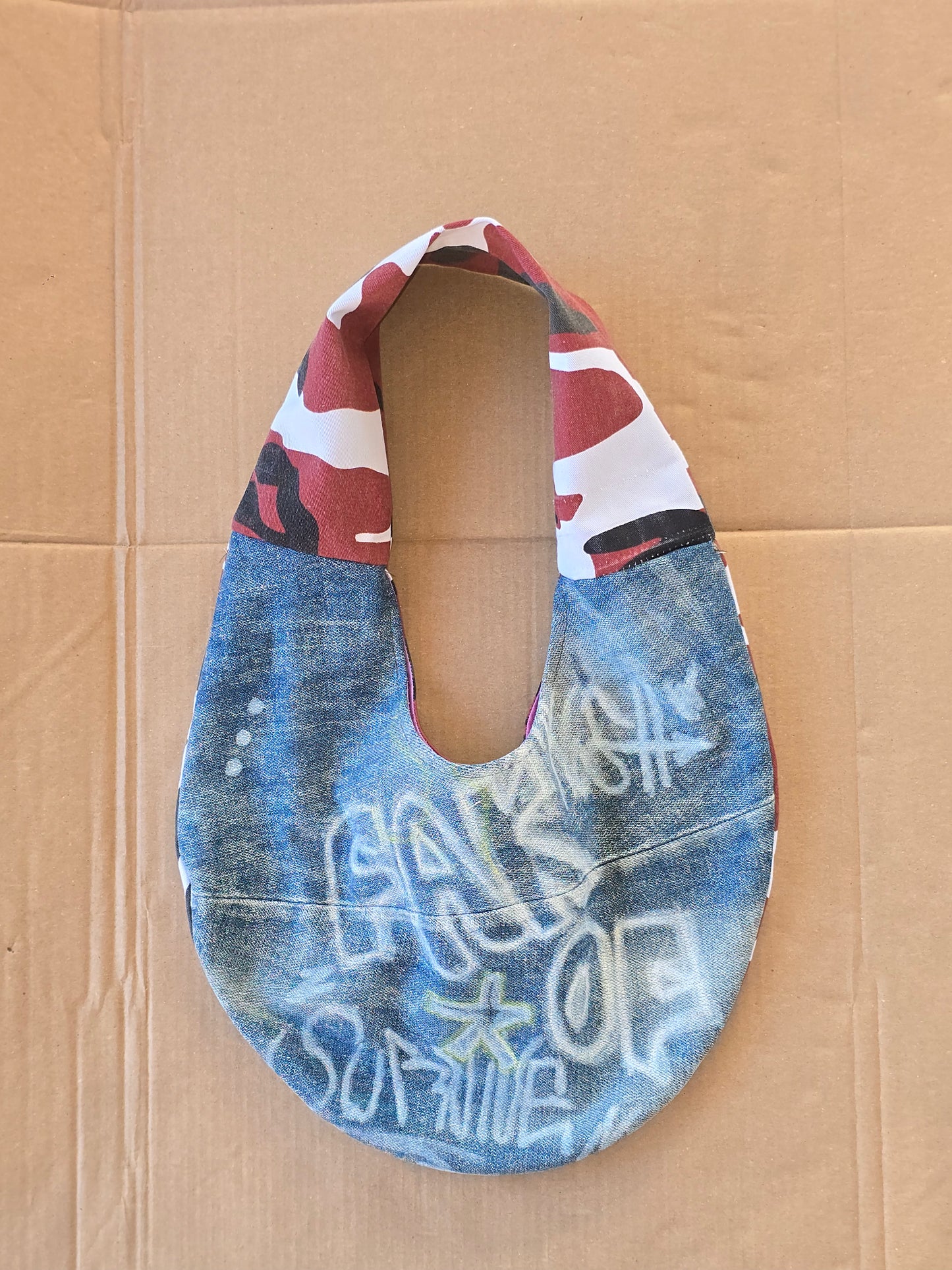 Denim & Cargo Graffiti Bag – Other Materials