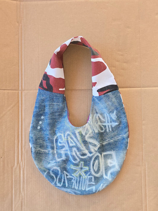 Denim & Cargo Graffiti Bag – Other Materials