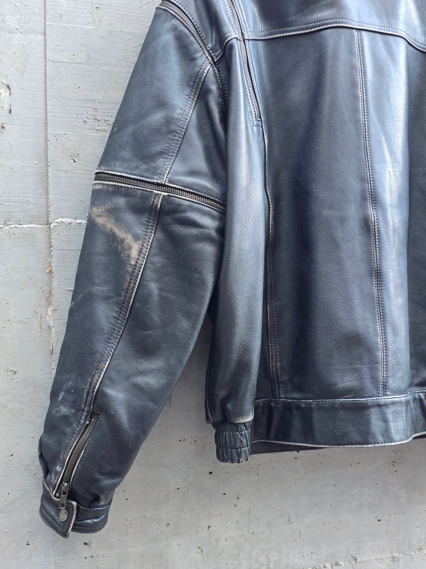 MQP Modular Leather Jacket - UK, 1980s