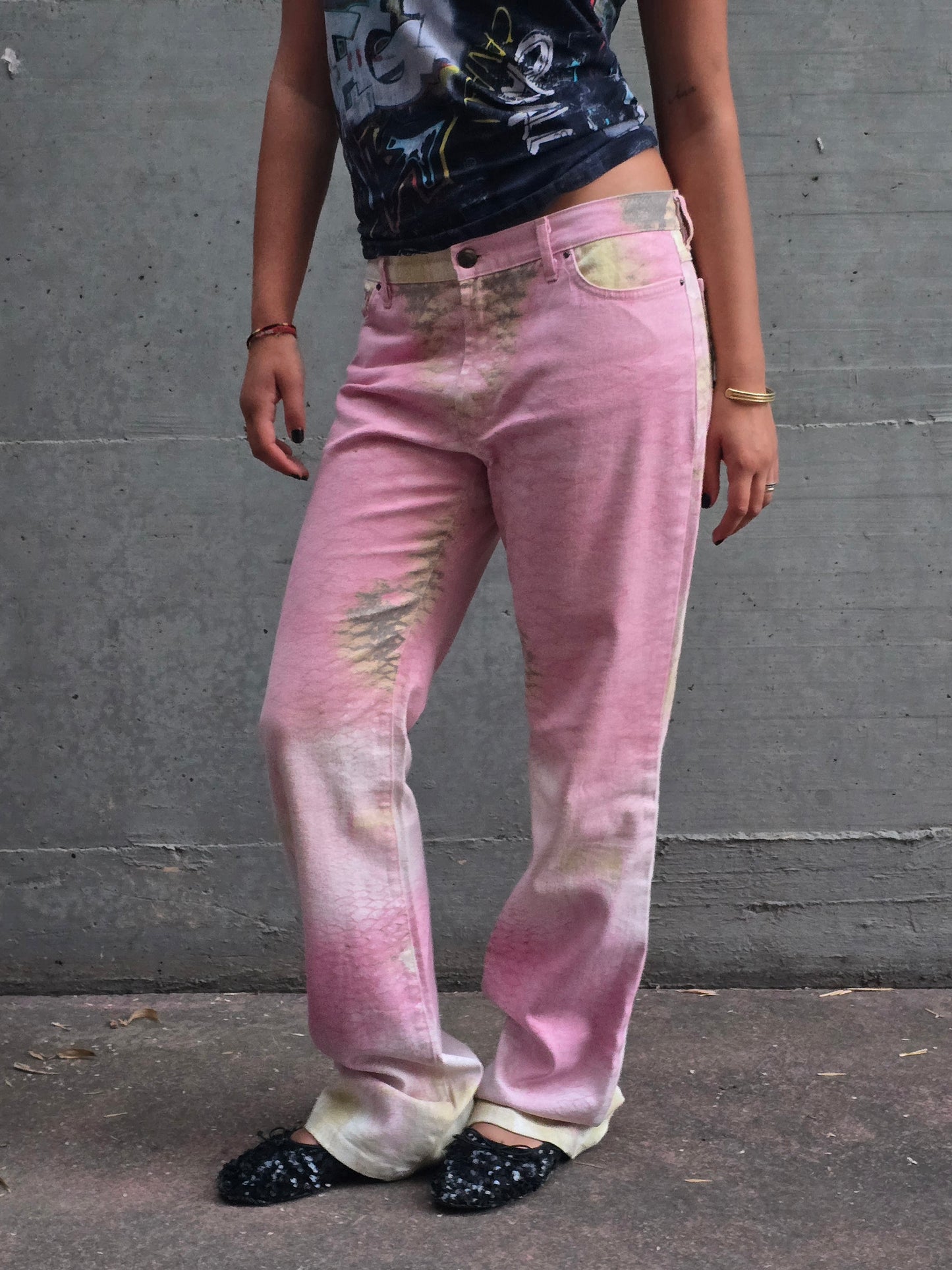 Just Cavalli – Pink Snake Jeans – Early '00s – IT 46