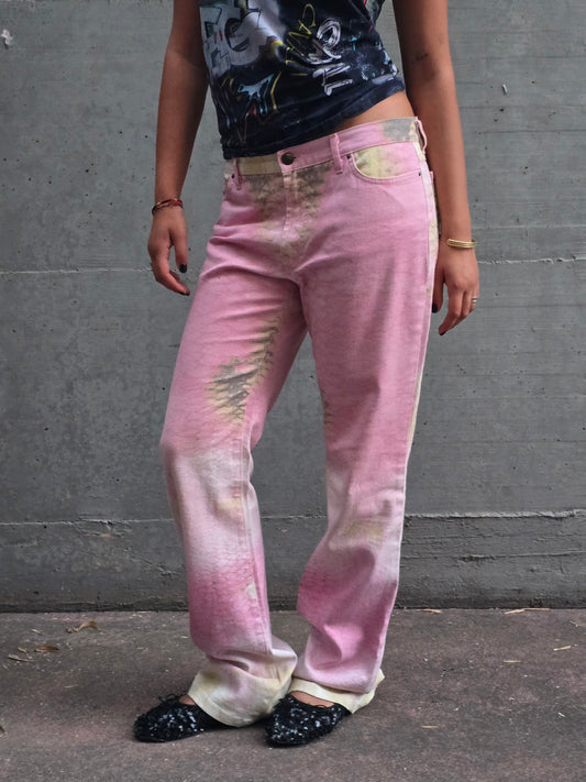 Just Cavalli – Pink Snake Jeans – Early '00s – IT 46