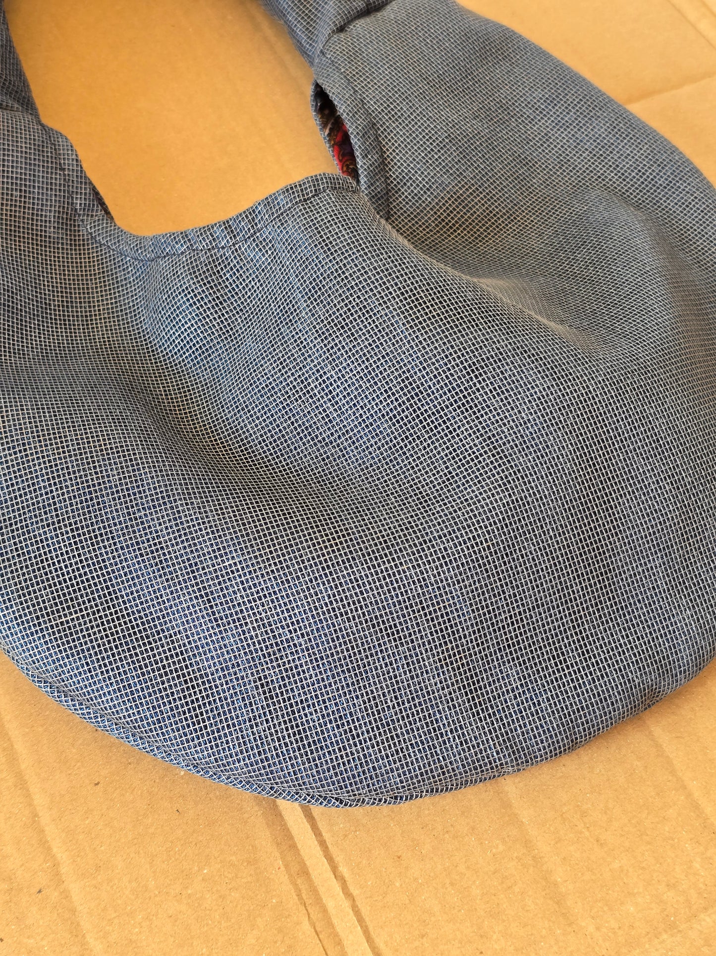 Denim/Mosquito Net Hobo Bag – Other Materials