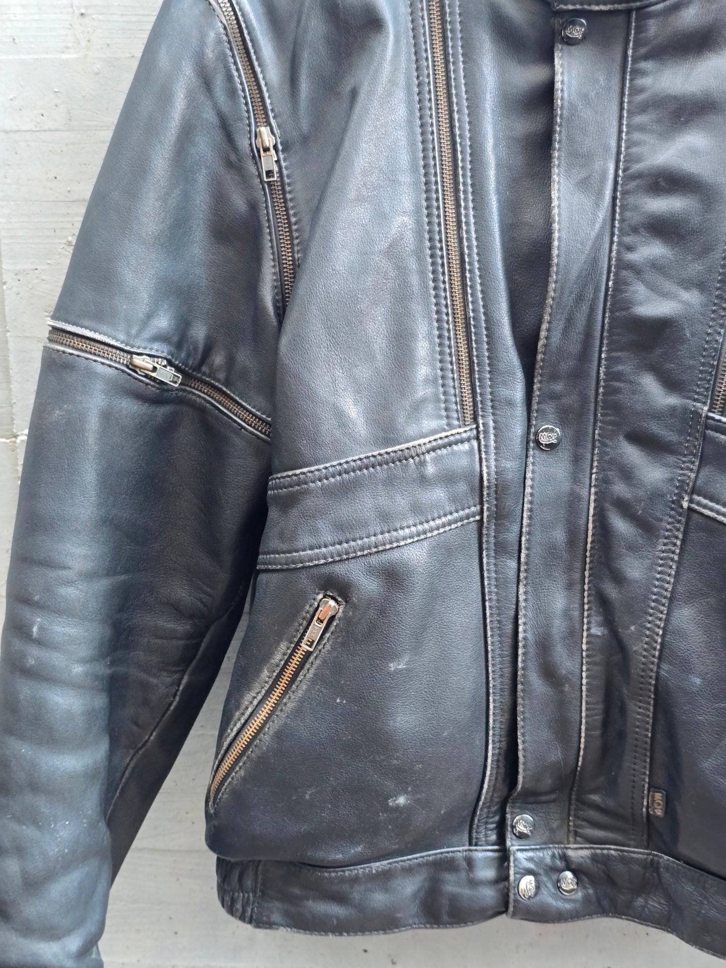 MQP Modular Leather Jacket - UK, 1980s