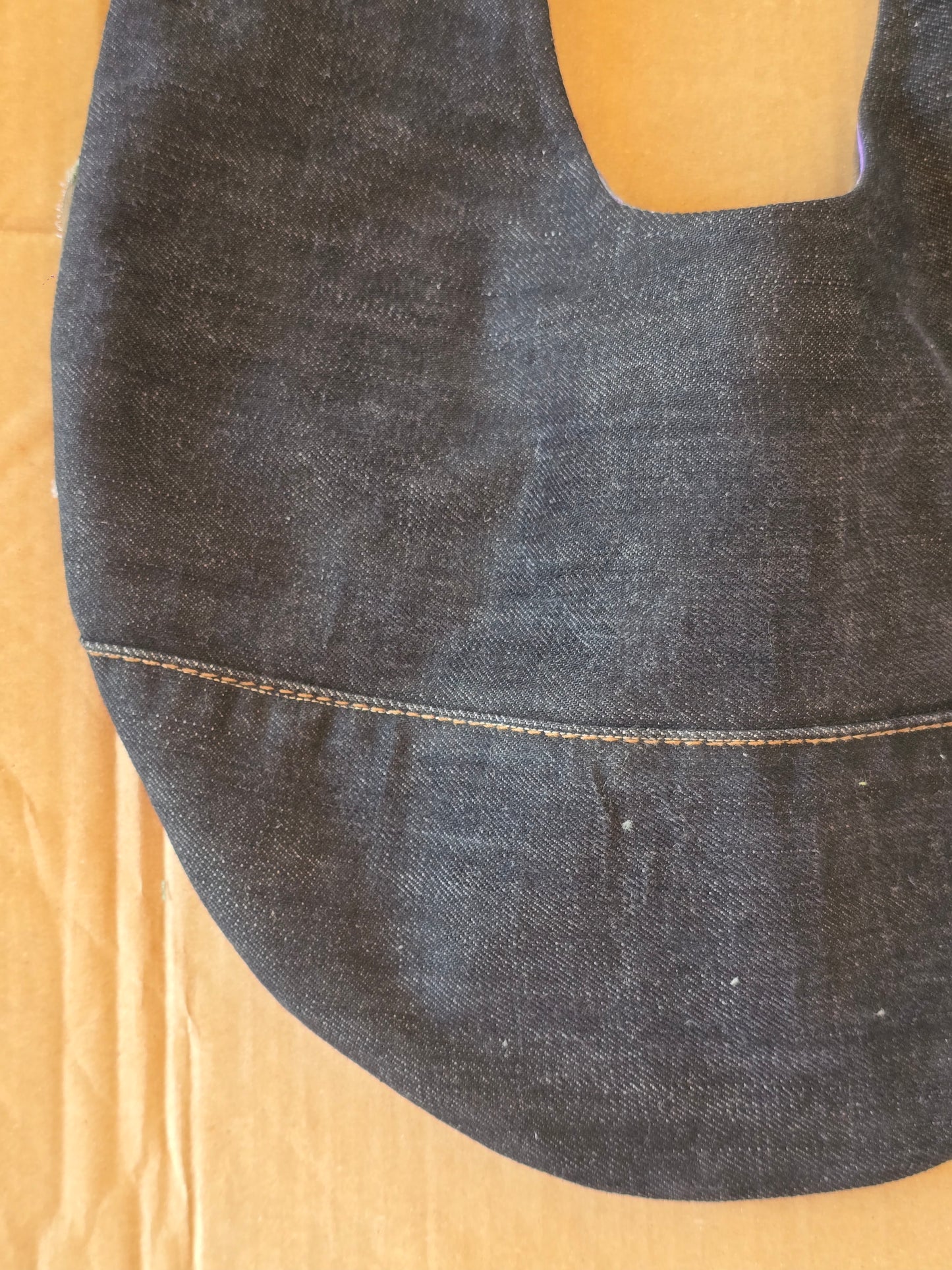 Black Denim/Camouflage Bag — Other Materials