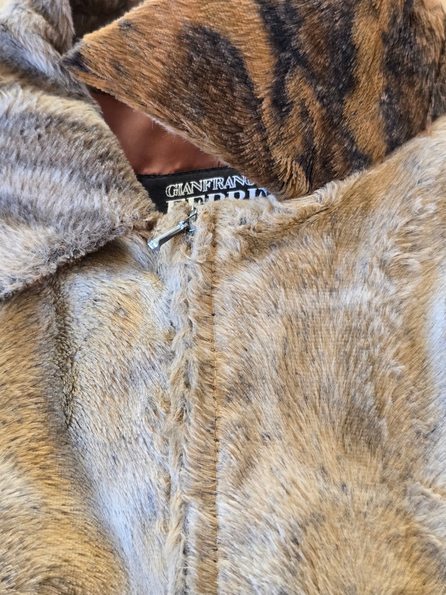 Gianfranco Ferré Jeans – Rabbit Fur & Cotton Jacket - AW2000