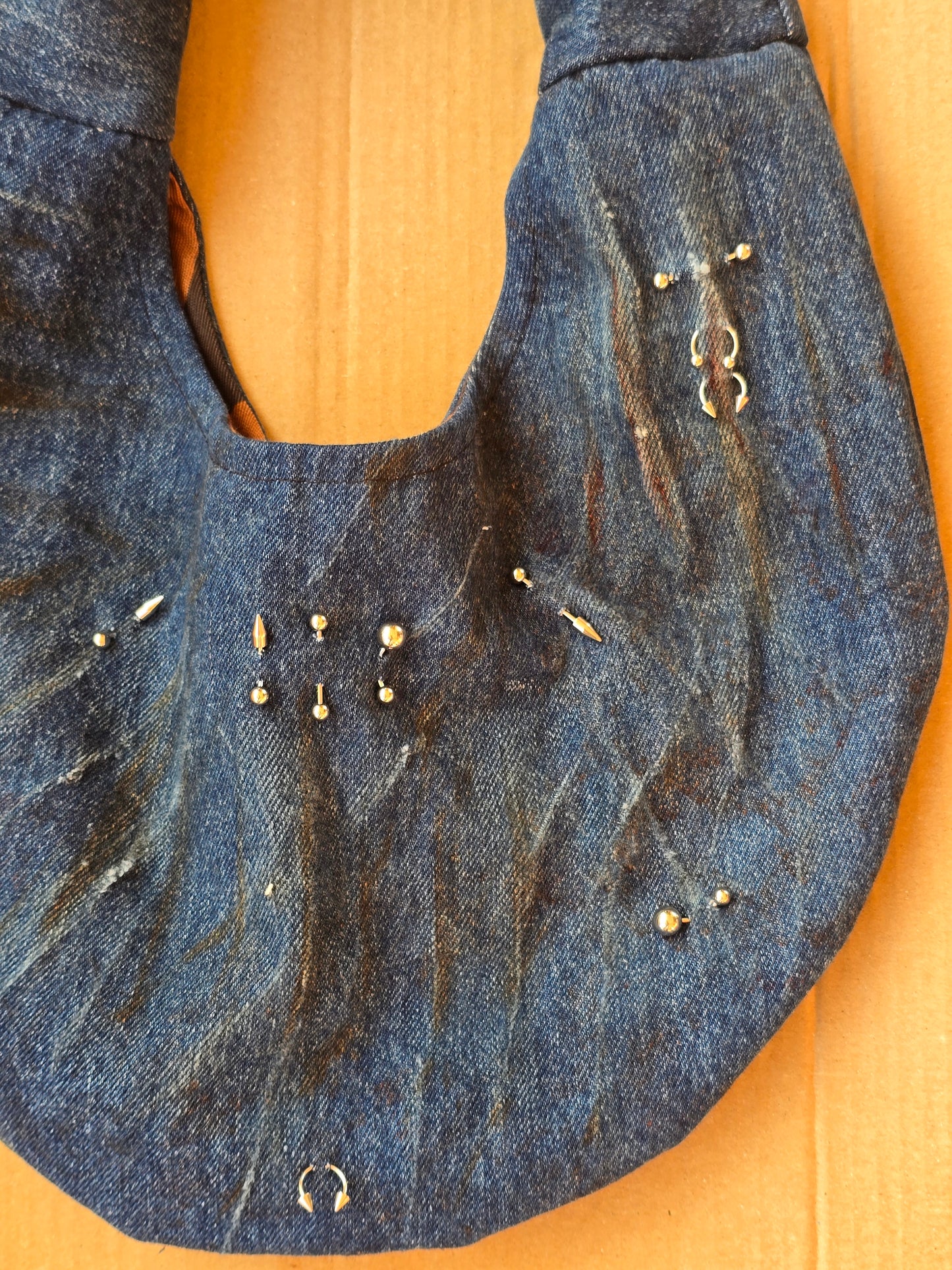 Dirty Denim/Piercing Bag — Other Materials
