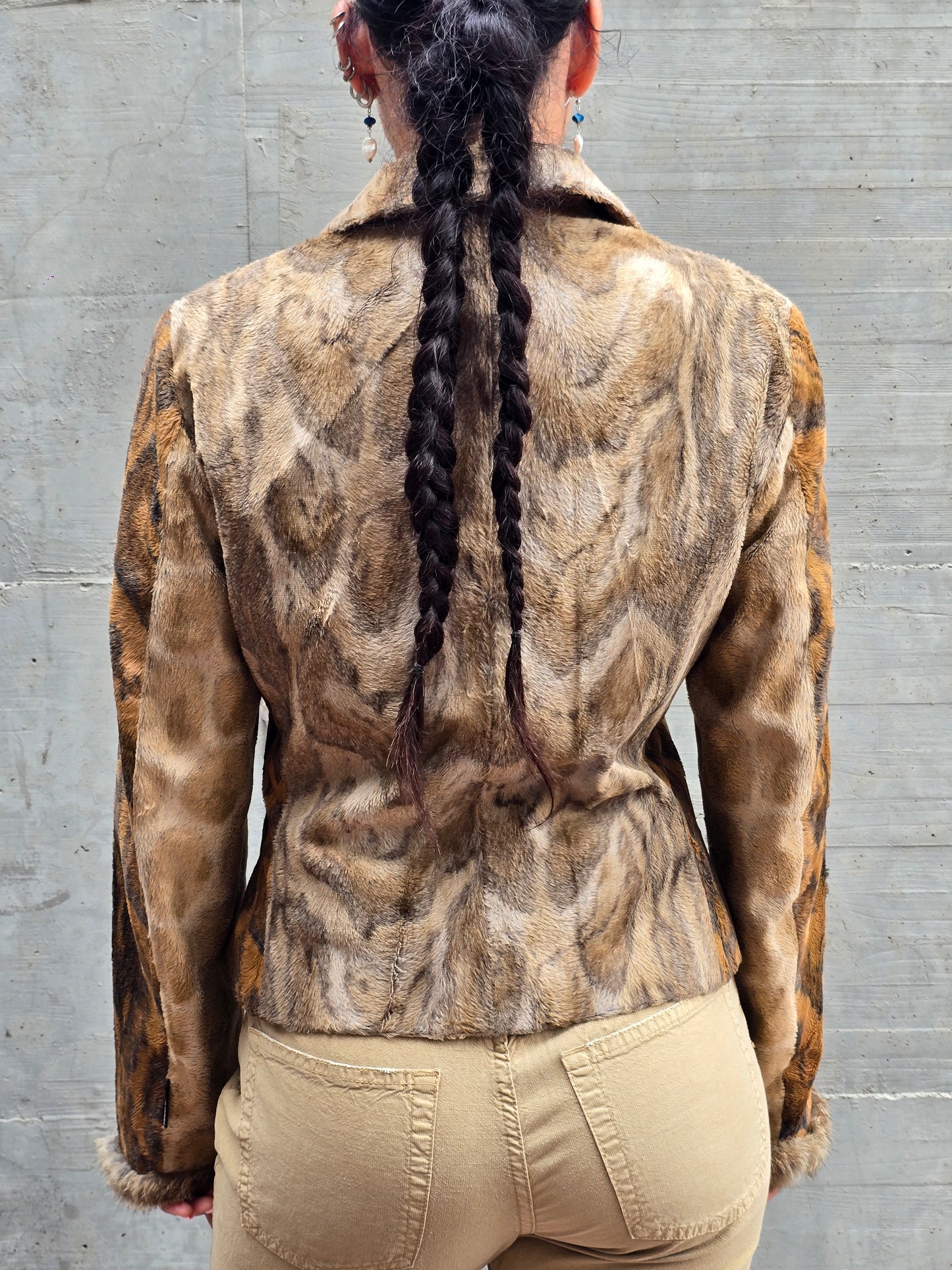 Gianfranco Ferré Jeans – Rabbit Fur & Cotton Jacket - AW2000