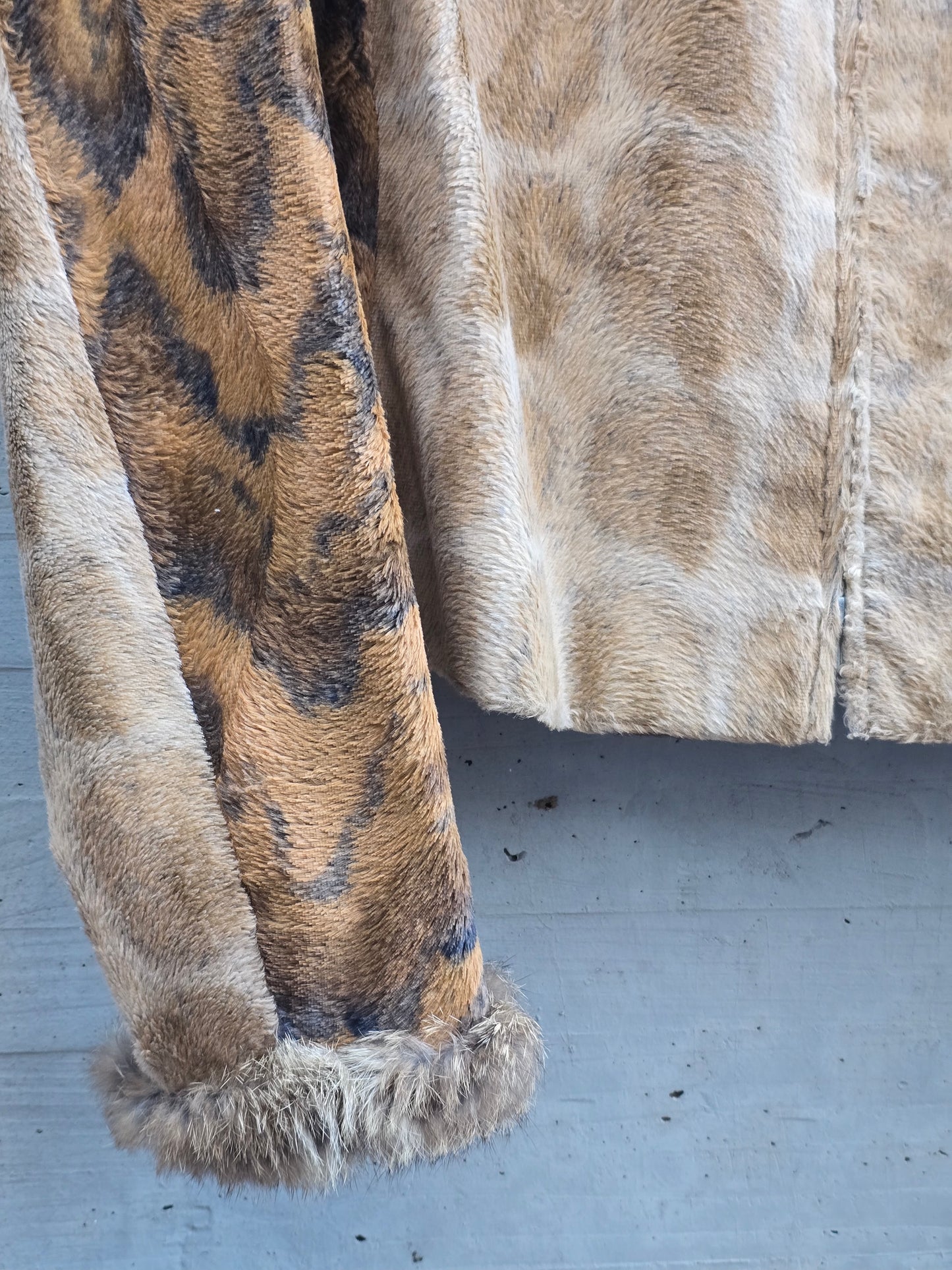 Gianfranco Ferré Jeans – Rabbit Fur & Cotton Jacket - AW2000