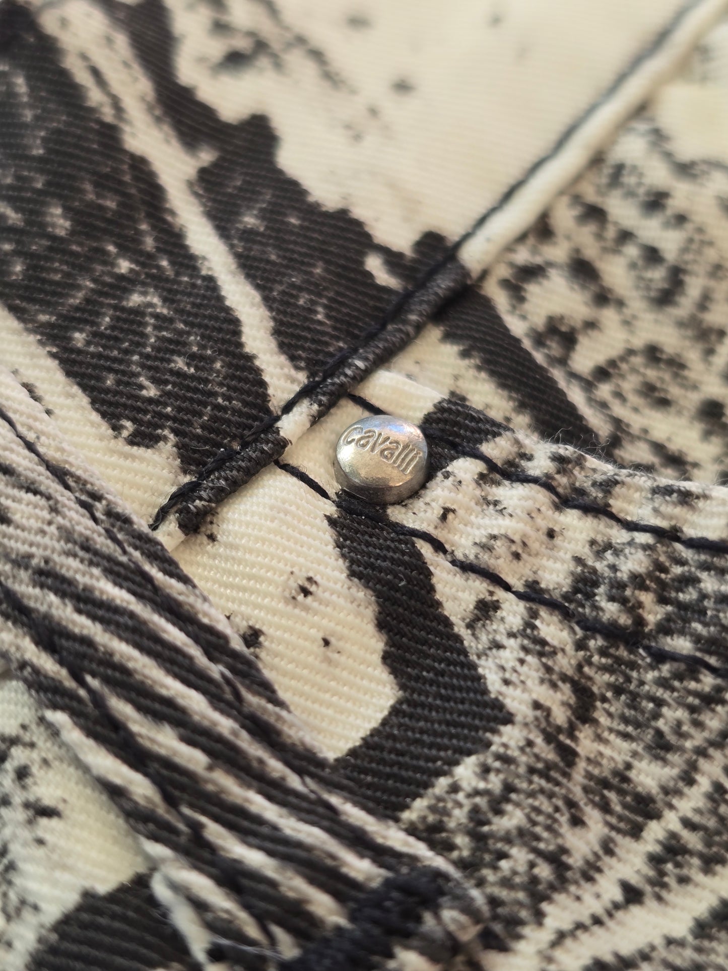 Just Cavalli Graffiti-Print Flared Pants – SS2002 - IT 48