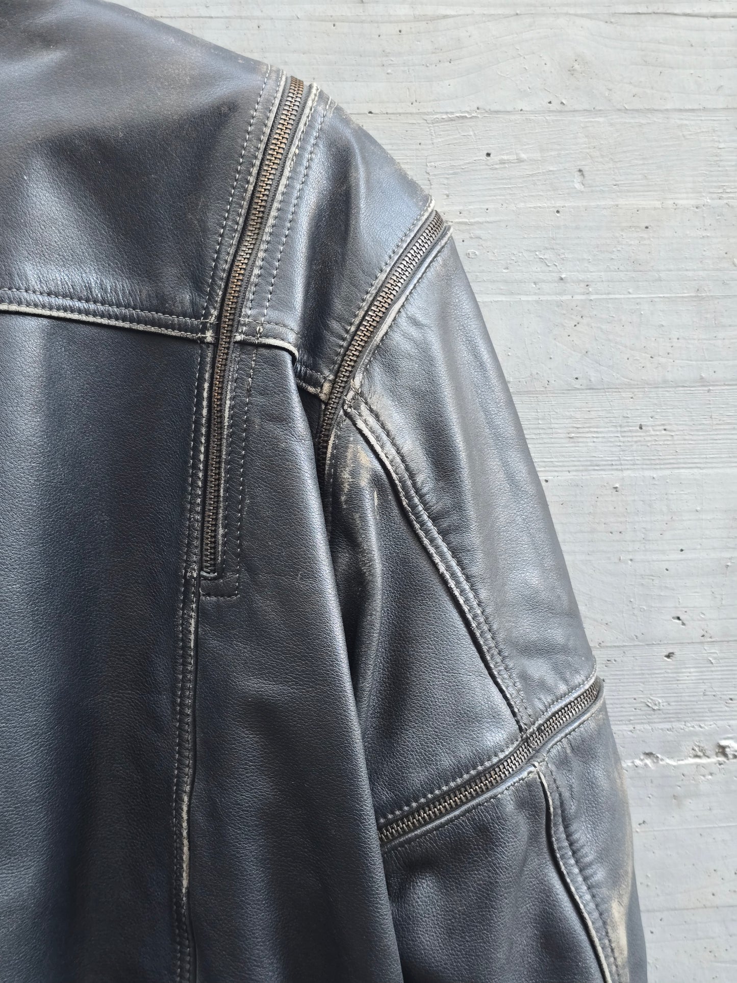 MQP Modular Leather Jacket - UK, 1980s