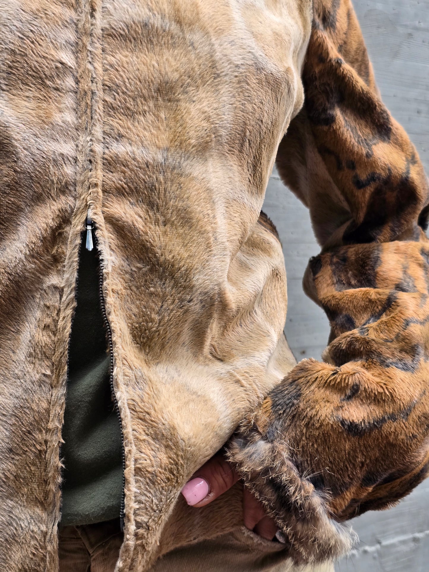 Gianfranco Ferré Jeans – Rabbit Fur & Cotton Jacket - AW2000